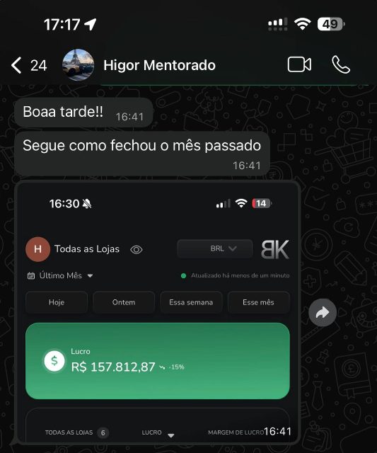 Higor Rodrigues resultado 1