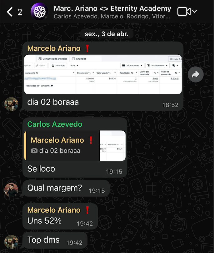 Marc Ariano resultado 2